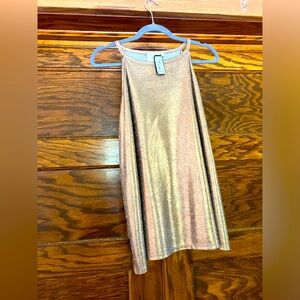 NWT Dantelle shimmery copper sleeveless top in XL